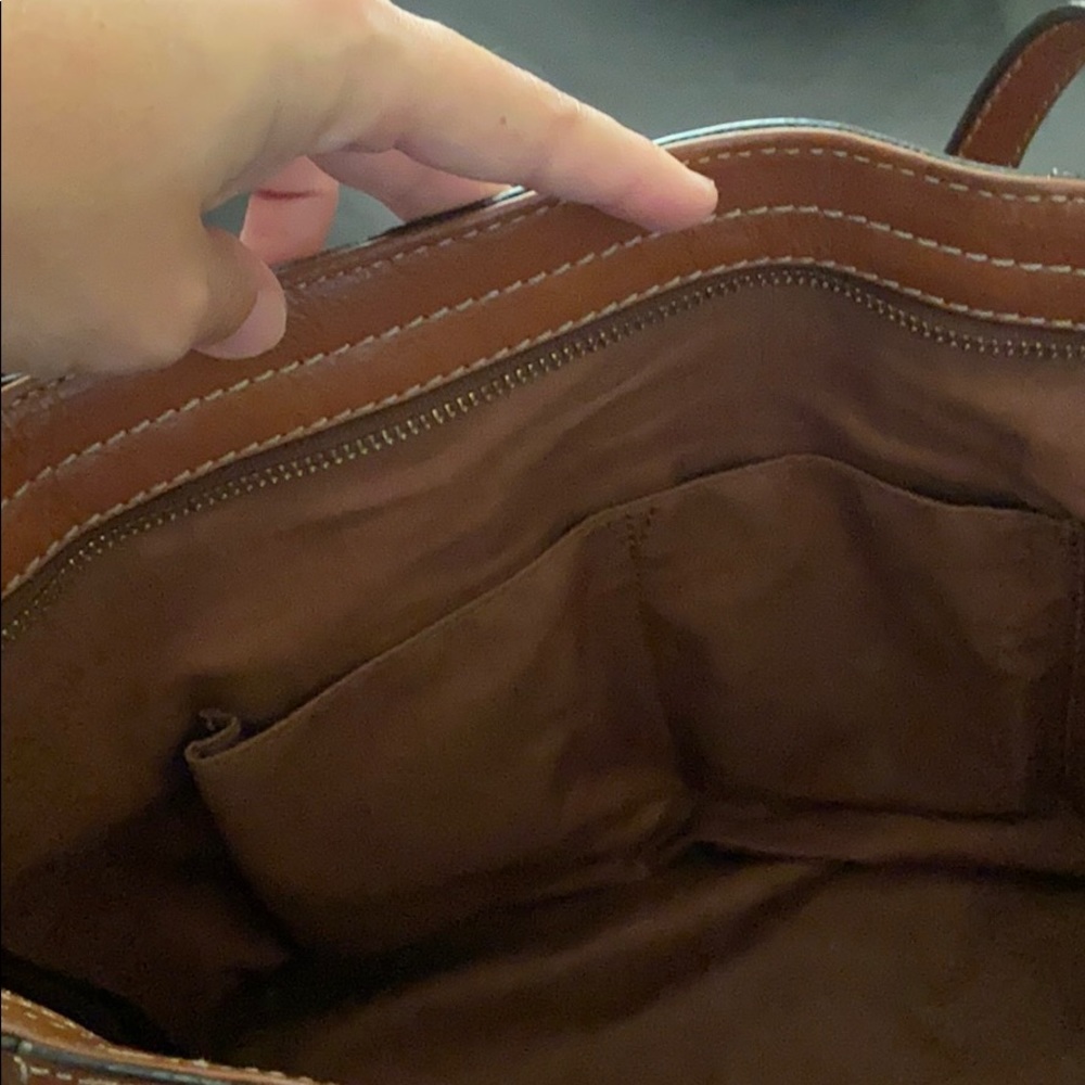 Brown leather Fossil purse - Picture 7 of 12